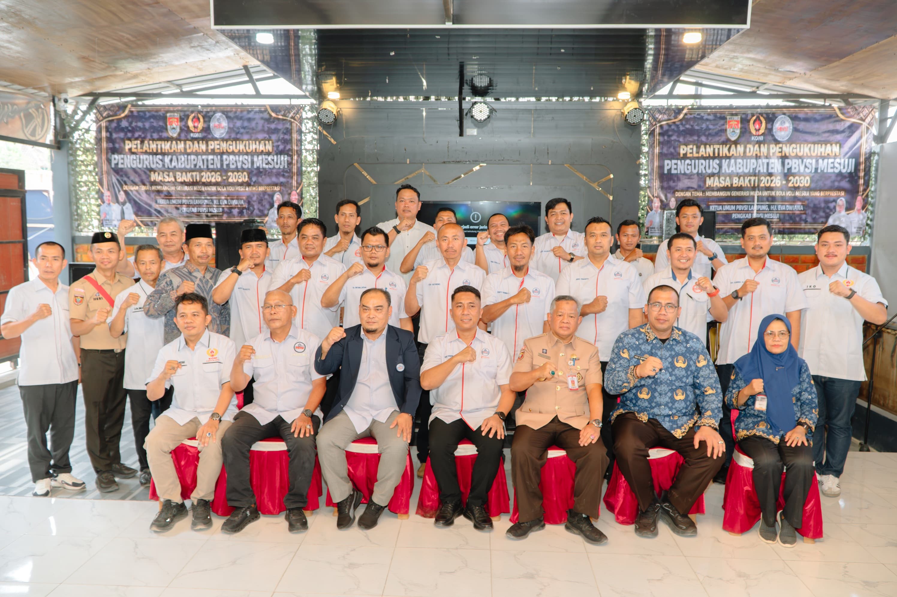 PELANTIKAN PENGURUS PBVSI KABUPATEN MESUJI